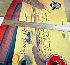 NRA 2ND Amendment Right To Bear Arms Non Slip Padded 17.5″x12″ Gun Cleaning Mat