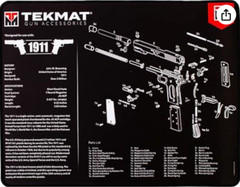 1911 Gun Cleaning Deluxe Mat. 20″x15″ Gun Accessories & History TekMat Ultra