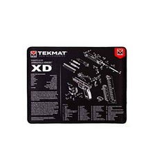 TekMat Ultra 20 Springfield Armory XD Cleaning Mat 15×20″ Black White Rubber