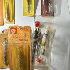 Hoppe’s Tornado Gun Bore Brush & Mop Set Bronze .22/.32 Cal 20/28 Ga