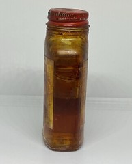 Vintage Lin-speed Real Oil Finish Collectible Bottle 1/2 Full