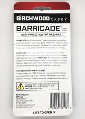 Birchwood Casey Barricade Rust Protection For Firearms-4.5 oz Spout Can-33128