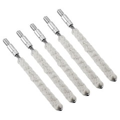 5 Pcs Firearm Rifle .22 Cal 8×32 Thread Gun Cleaning Bore Cotton Mop Brush Set