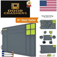 15.9″x9.8″ Anti-Slip Gun Cleaning Mat with Organizer – Essential for Pistol Care