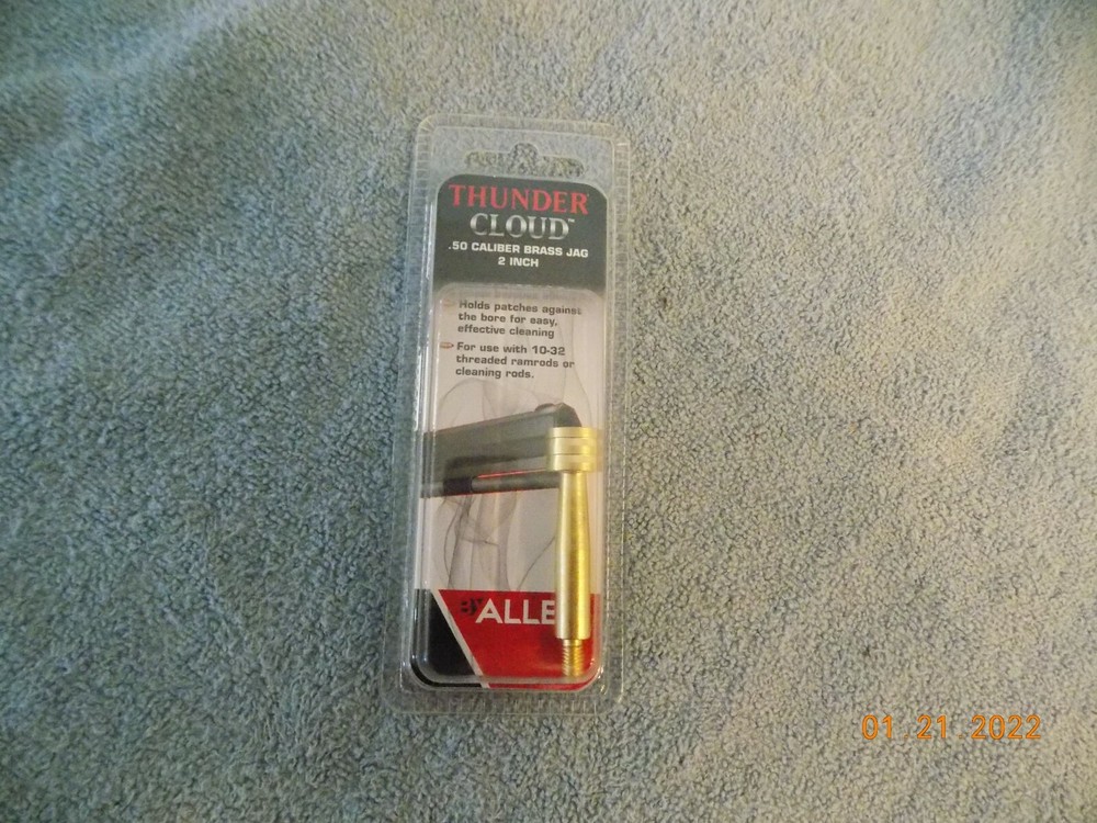 THUNDER CLOUD LOADING TIP .50 CALIBER CLEANING JAG BRASS MUZZLELOADER