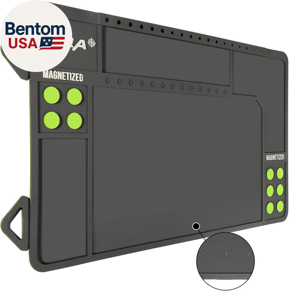 Pistol Gun Cleaning Mat, Magnetic Gun Cleaning Pad Mat for Glock, Handgun Mats C