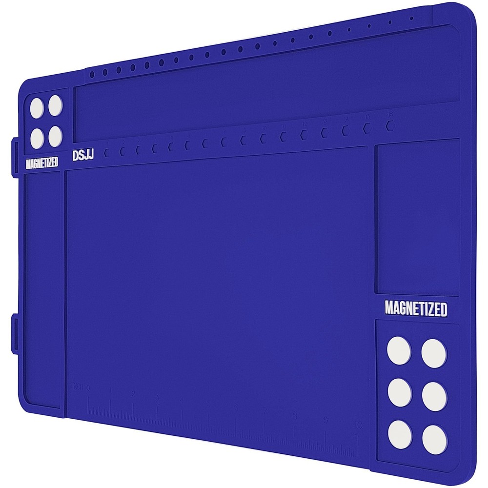 Gun Cleaning Mat with Magnetic Organizer Tray, Anti-Slip Rubberized Workbench Pa