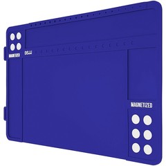 Gun Cleaning Mat with Magnetic Organizer Tray, Anti-Slip Rubberized Workbench Pa