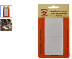 Hoppe’s 1204 Cotton Gun Cleaning Patches For .38-.45 Cal & .410-20 Ga (40 Pack)