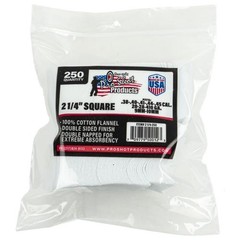 Pro-Shot Cleaning Patches Cotton Flannel For .38-.45 Caliber 250 Pack – 214250