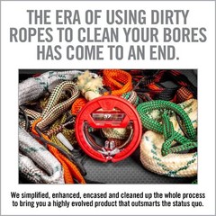 Real Avid Bore Boss Rifle Cleaning Snake, Red, Rifle – 0.17CAL