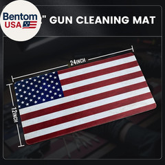 24″X12″ Pistol Cleaning Mat and 100PCS 6″ Cleaning Swabs – Cleaning Mat with Sti