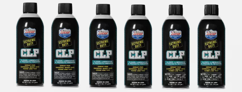 Lucas Oil 10916 Extreme Duty CLP Gun Cleaner Lubricate 11 oz. Aerosol – 6 Pack