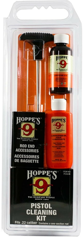 Hoppe’s PCO22B .22 Caliber Pistol Cleaning Kit – PCO22B