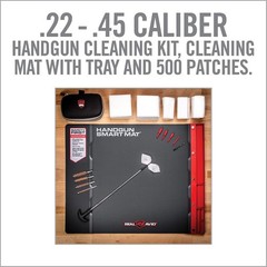 Complete Cleaning Set for Pistols – Includes Smart Mat, Supplies & Storage Case