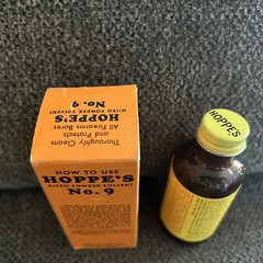 Vintage HOPPE’S No.9 Powder Solvent Gun Rifle Cleaning Oil 2oz 40% full