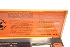 Vintage MARBLE’S Gun Cleaning Kit – Lead Top Gun Oil Tin NICE