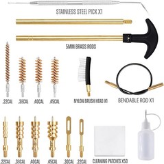 Universal Gun Cleaning Kit for.22.38.40.45 Caliber – Pistol Rifles Handgun B