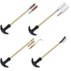 9mm Handgun Cleaning Kit – .357 .38 Pistol Care Set with Bore Brush & Brushes