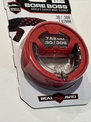 NEW! Real Avid Bore Boss .30/7.62 MM Clean Storing Pull Through Bore Cleaner