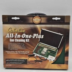 Cabelas CA880PLS All-In-One Gun Cleaning Kit Metal Case New Broken Handle