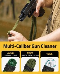 CVLIFE Gun Cleaning Kit for 9mm/.22/.223/5.56mm/12GA/.38/.357 – black