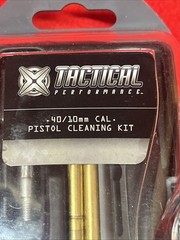 TACTICAL PERFORMANCE .40/10MM CAL PISTOL CLEANING KIT (h58)