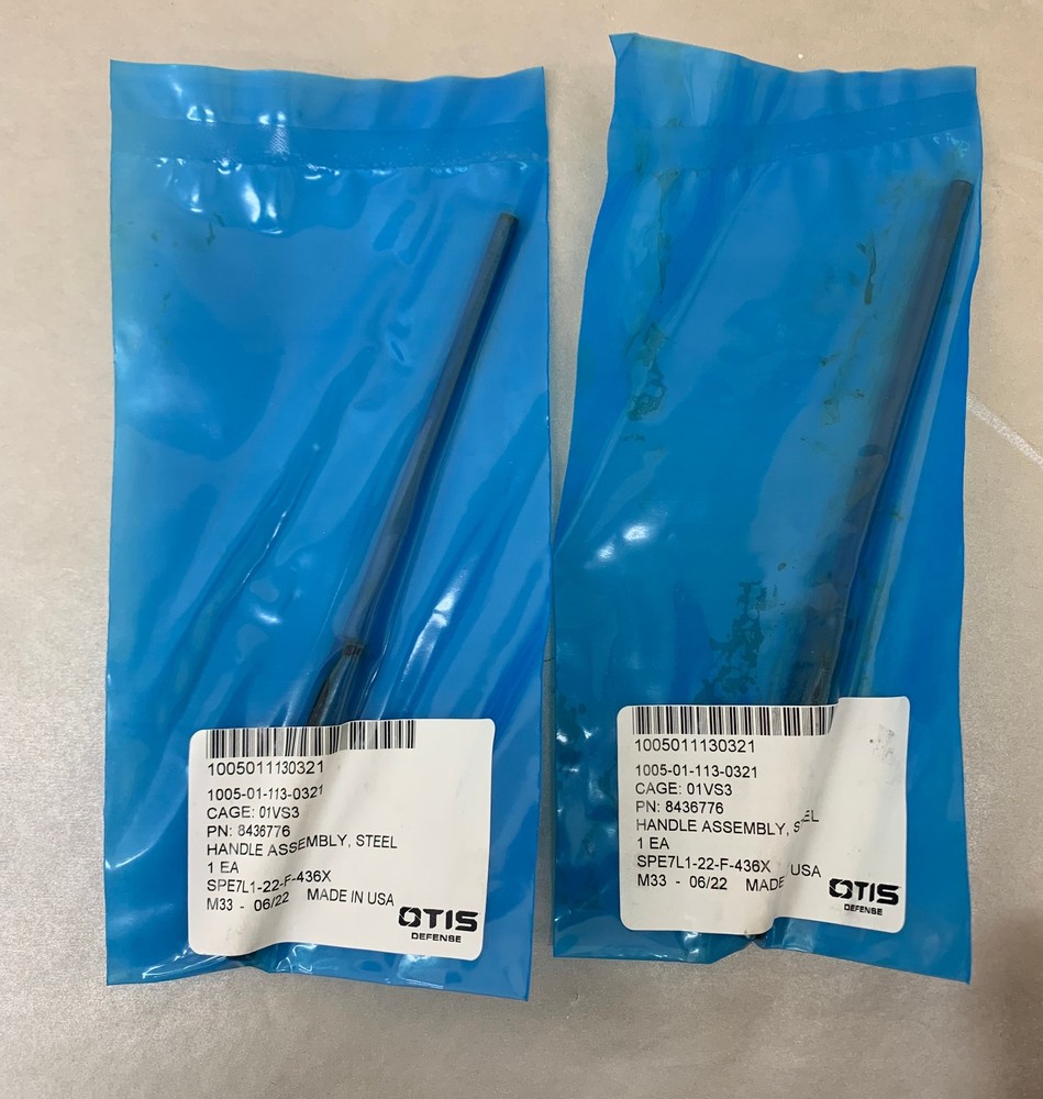 (Lot of 2) Otis 1005-01-133-0321 Small Arms Gun Cleaning Rod Handle