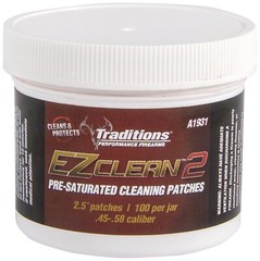 Traditions Performance Firearms Black Powder EZ Clean 2 100/Jar 2.5-Inch…