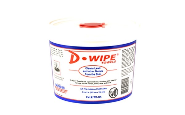 D-Lead D-Wipe Disposable Towels 325 Count 2 Pack Tubs WT-325