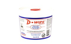 D-Lead D-Wipe Disposable Towels 325 Count 2 Pack Tubs WT-325