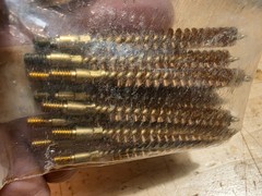 10 Phosphor Bronze 7mm & .280 cal Rifle BORE Cleaning Brush BRUSHES Std 8-32