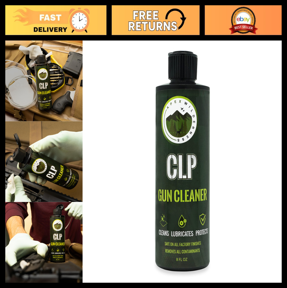 8oz Gun Cleaner & Lubricant | All-in-One Bore Cleaner, Rust Protector, Gun Oil