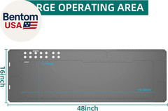 Gun Clean Mat Magnectic for All Guns Extra Large 48″X16″ for Rifle Anti-Slip Rub