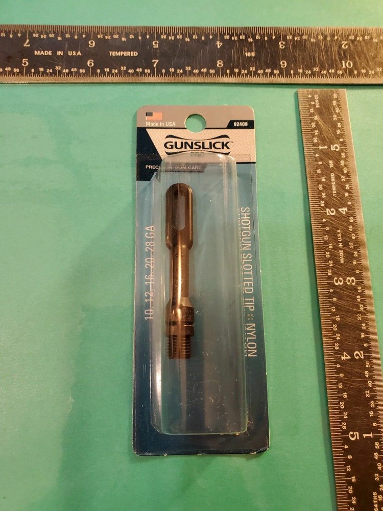 Gunslick Pro Shot Gun Nylon Slotted Tip 10, 12, 16, 20, 28 Gage NEW