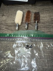 Gun Cleaning Brushes Mops Lube Cleaner .22 .30 .357 .45 .38 .243 .270 Shotgun