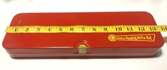 Vintage Outers Gunslick Rifle Cleaning Kit Red Metal Box B2
