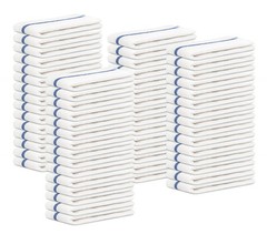 STF Linen Bar Mops Blue Stripe 60-Pack Kitchen Towels 16×19 Multi-Purpose