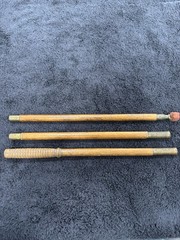 Vintage Large Bore 3-pc Wooden Gun Barrel Cleaning Rod Shotgun