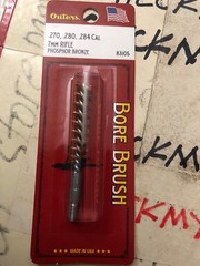 Outers Rifle Phosphor Bronze Bore Brush, .270,.280,.284 Cal/Bronze #83105