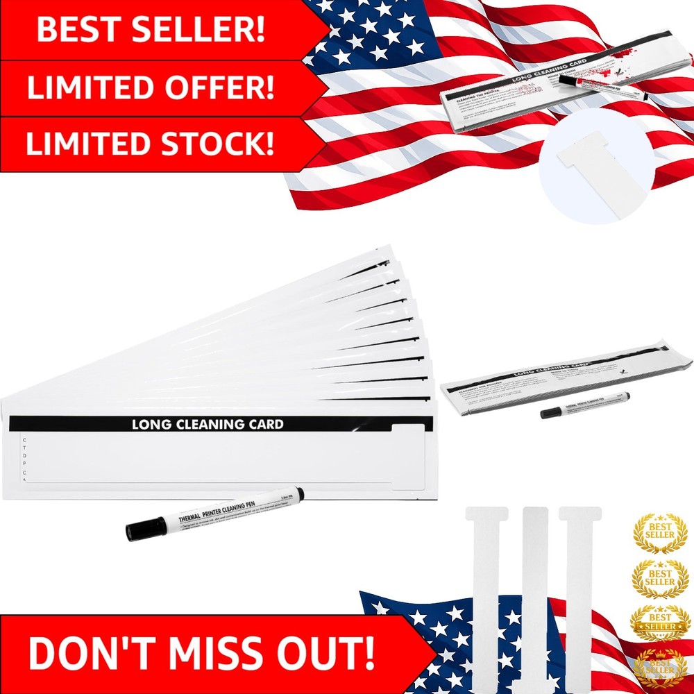 Complete Magicard Printer Care Kit: 10 Cleaning Cards & Maintenance Pen Included
