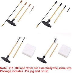 BOOSTEADY Universal Gun Cleaning Kit .22 .357 .38 9mm .45 Cal Pistol