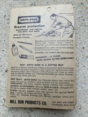 VINTAGE MILL RUN’S LUB-A-REEL GUN CLEANING REEL OIL NIP