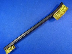 NEW 7″ 10 PC DOUBLE COPPER BRASS STEEL NYLON PLASTIC GUN CLEANING BRUSH SET !!