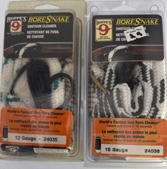 Lot Of 2: Hoppe’s BoreSnake Bore Cleaner Shotgun 10 & 12 Gauge 24036 & 24035