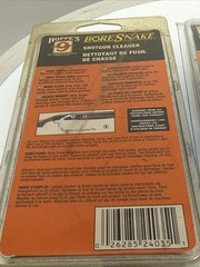 Lot Of 2: Hoppe’s BoreSnake Bore Cleaner Shotgun 10 & 12 Gauge 24036 & 24035