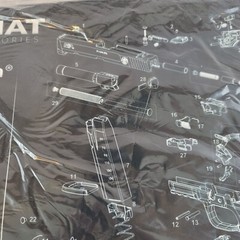 TekMat For Smith & Wesson M&P Shield Armorers Cleaning Bench Mat Pad 20″ x 15″