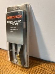 Winchester Gun Cleaning Toolset 3 Pc Kit Bronze & Nylon Brush Metal Pick New