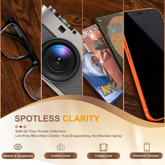 17-in-1 Card Cleaning Kit, Card Care Polishing Restoration with Plastic Case