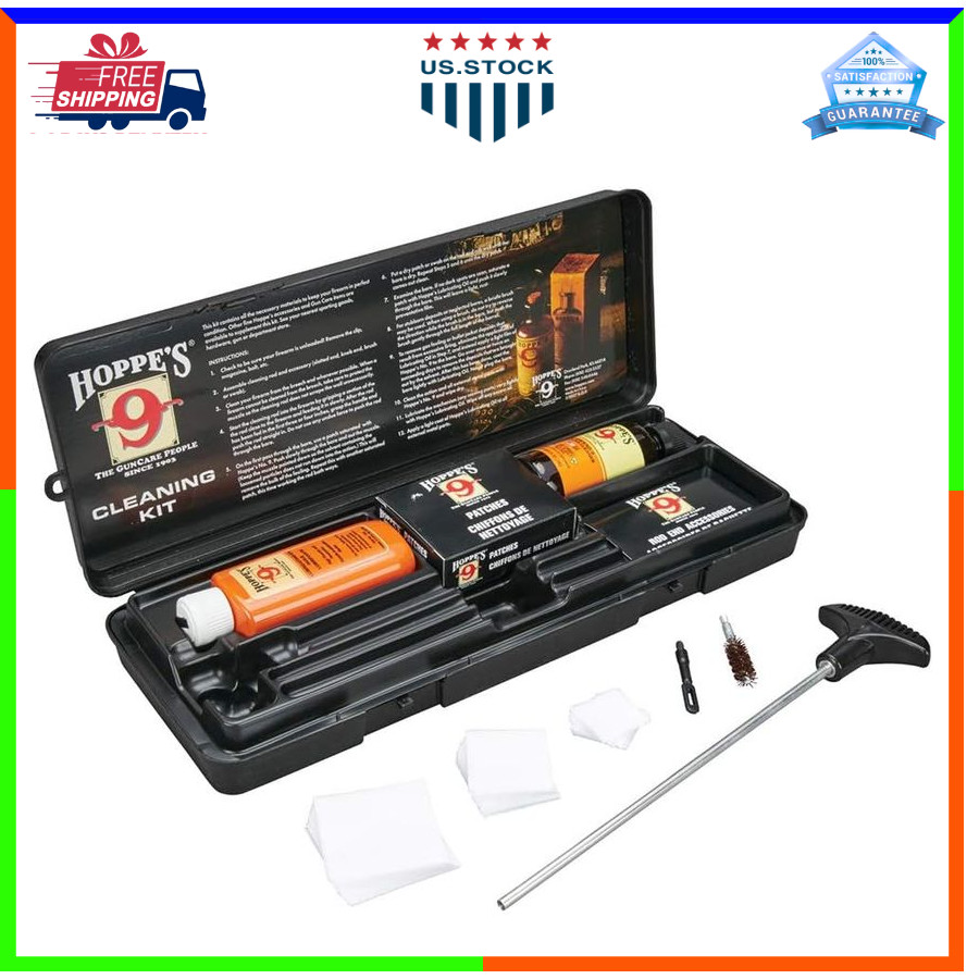 Hoppe’s No.9 PCO38 Cleaning Kit Aluminum Rod .38 .357 9mm Pistol